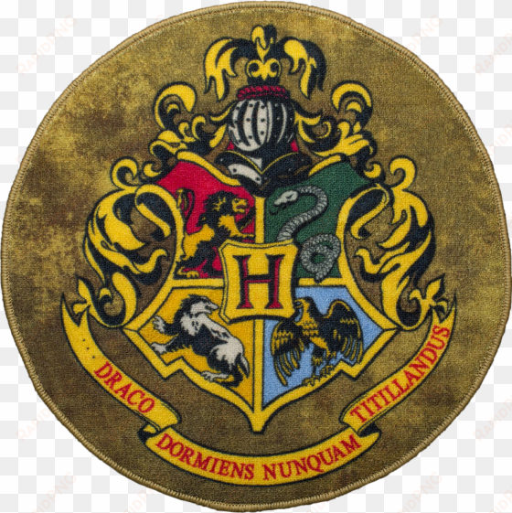 hogwarts crest doormat - harry potter hogwarts crest doormat