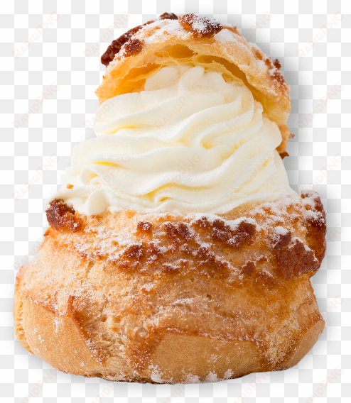 hokkaido cream puff - buttercream