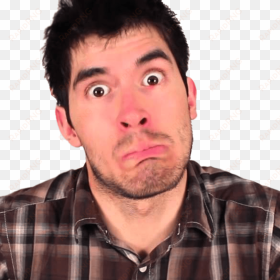 holasoygerman weird face - weird man with no background