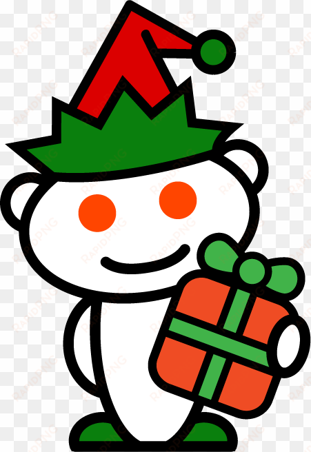 holiday reddit alien - reddit secret santa logo