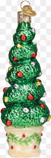 holiday topiary christmas ornament - holiday topiary