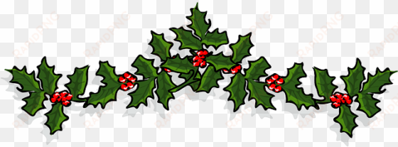holly, ornament, holiday, x-mas, santa claus, xmas - holiday clip art holly