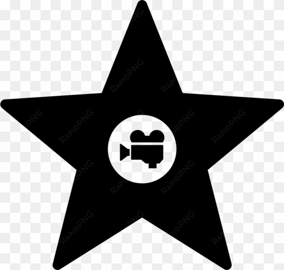Hollywood Star Comments - Walk Of Fame Star Icon transparent png image