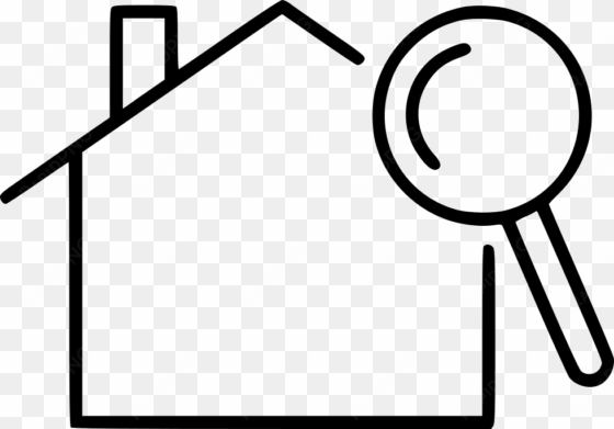 home inspection building inspector magnifier svg - house inspection icon png