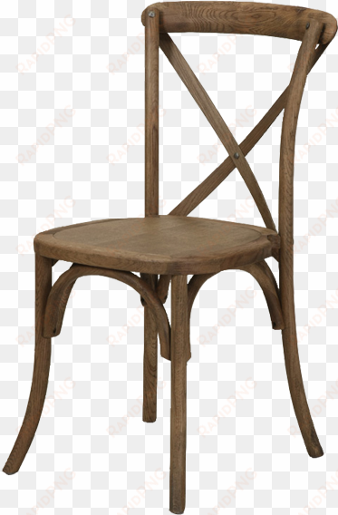 home / rentals / chairs & furniture / event seating - rustic cross back chair