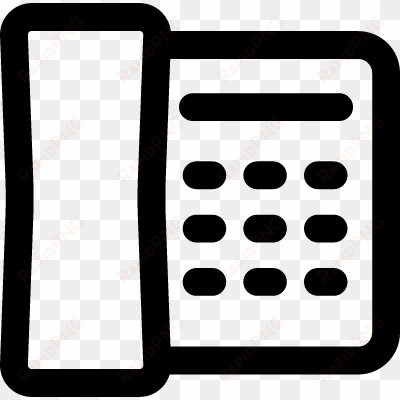 home telephone top view vector - telephone home icon