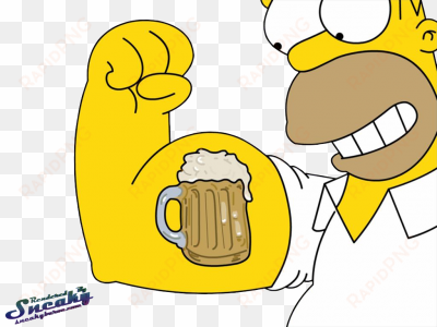 homer simpson - homer simpson beer png