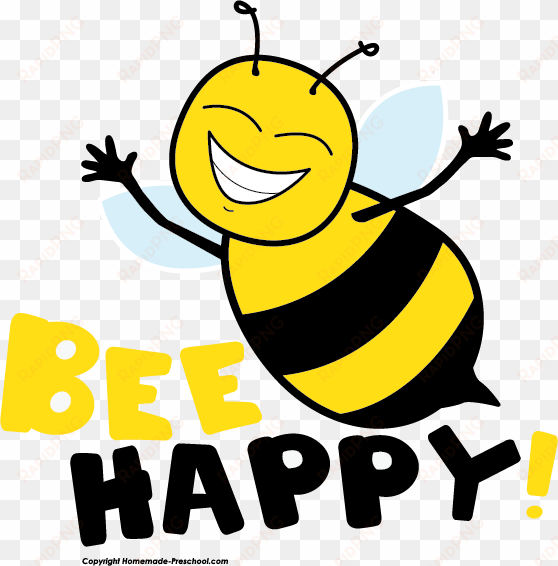 honey - happy bee clip art