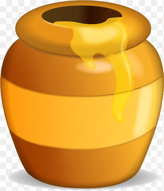 honey pot emoji $0 - honey emoji png