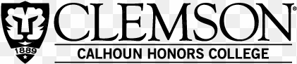 honors acadwdm-black - clemson university logo