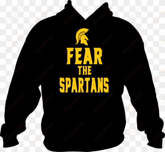 hoodie gildan fear the spartan logo (yellow) - nurse gift/ nurse hoodie/ nurse sweatshirt/ rhinestone