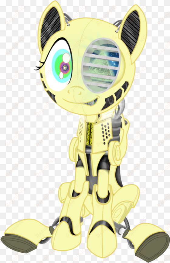 hoofwaffe, eye of providence, flutterbot, fluttershy, - pony robot