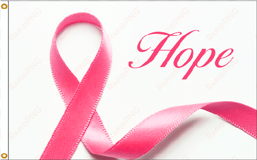 hope pink ribbon flag - pink ribbon hope