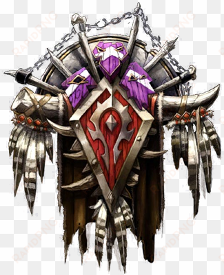 Horde Crest - World Of Warcraft Horde Shield transparent png image