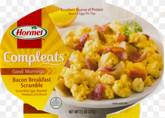 hormel™ compleats® good mornings bacon breakfast scramble - compleats bacon & potato & egg 7.5 oz