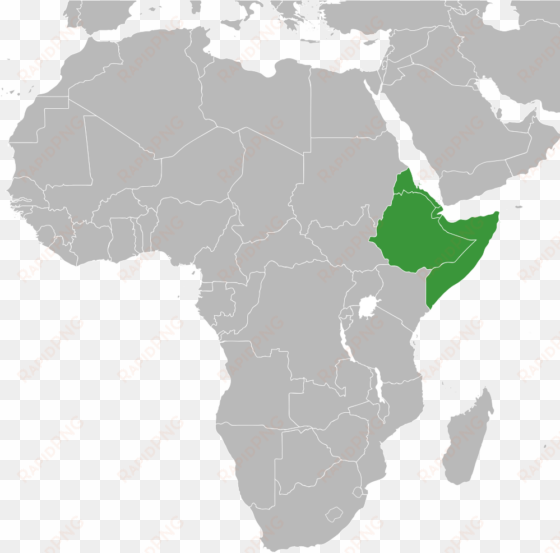 horn of africa states - horn of africa world map