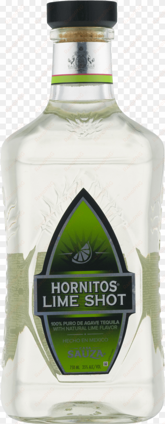 Hornitos Lime Shot Tequila 750 Ml Com - Sauza Hornitos Lime Shot Tequila - 750 Ml Bottle transparent png image