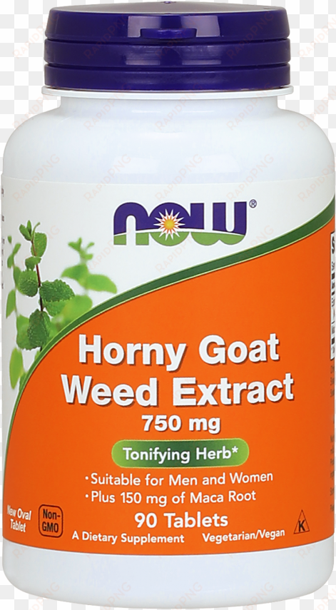 horny goat weed extract 750 mg tablets - now foods horny goat weed extract, 750mg - 90 tablets