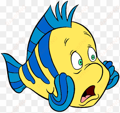 Horrified Flounder - Emoji transparent png image