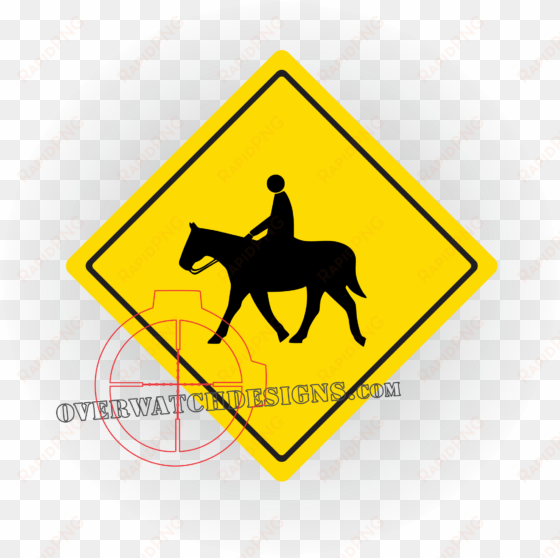 horse crossing decal - noosa national park