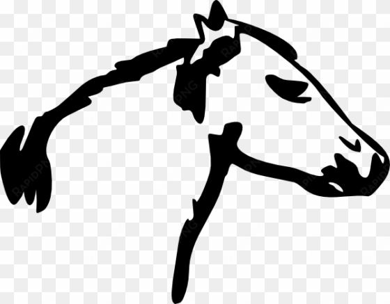 horse head vector transparent