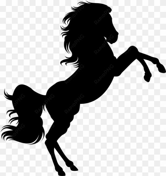 Horse Silhouette At Getdrawings Com Free For - Unicorn Silhouette Clip Art transparent png image