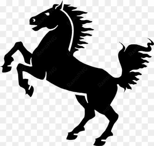 horse silhouette - horse clipart