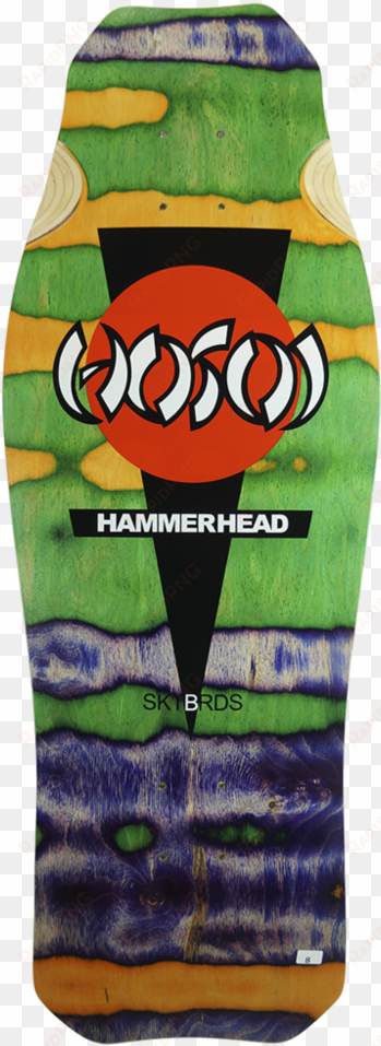 hosoi hammerhead swirl 8 web - hosoi skateboards green 10.5 x 31-inch bdhi001 o.g.