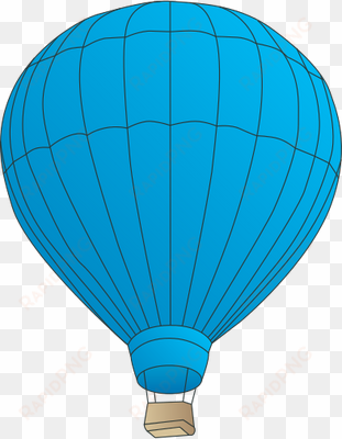 hot air balloon - blue hot air balloon vector