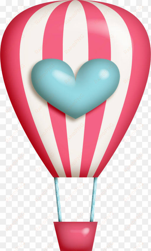 hot air balloon clipart kawaii - cute hot air balloon clipart green