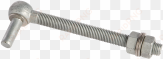 hot-dip galvanised hangerbolt m16 - 2 charnières m16 bouchons alu 40x40mm pour portillon