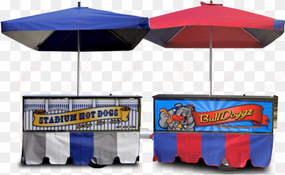 hot dog cart signs, custom graphics - hot dog cart