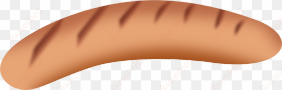 hot dog clipart sausage - transparent background sausage clipart