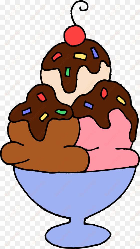 hot fudge ice cream sundae - hot fudge sundae clipart