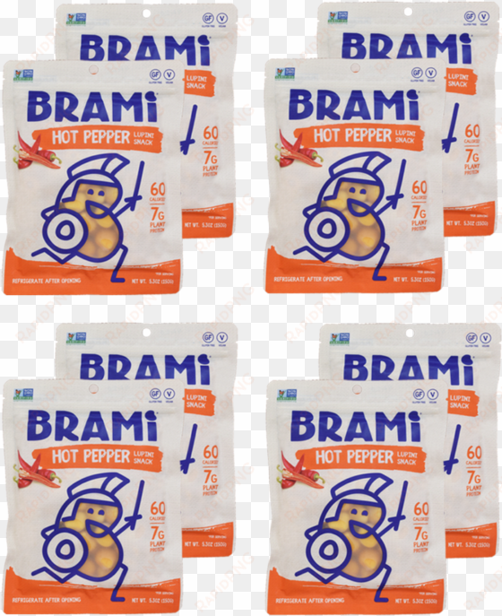 hot pepper, - brami - snacking lupini beans sea salt - 5.3 oz.