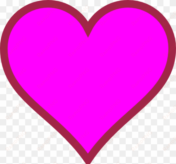 hot pink heart png related keywords amp suggestions, - pink and purple hearts