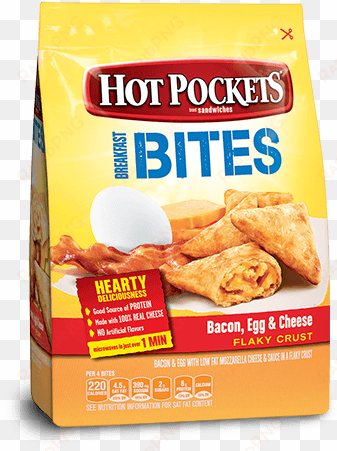 hot pockets bacon egg, & cheese breakfast bites