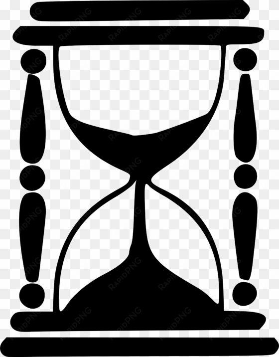 hour glass silhouette at getdrawings - hourglass png