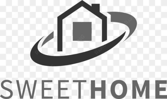 house and swooshes logo - real estate