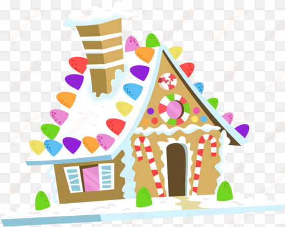 house clipart gingerbread man - christmas house vector png
