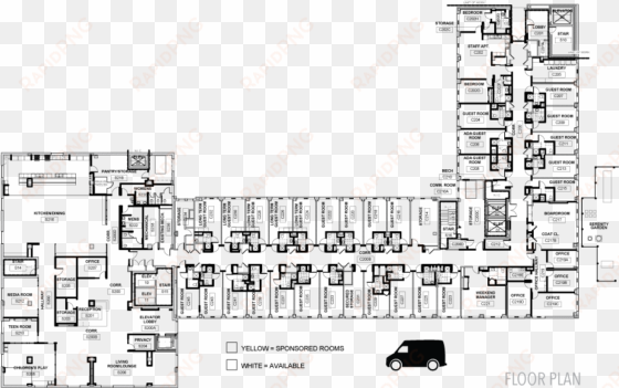 house floorplan - technical drawing