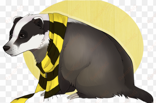 house of hufflepuff - hufflepuff honey badger