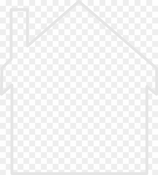 house outline vector white