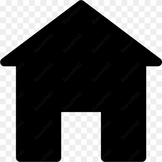 House Roof Silhouette At Getdrawings - Home Icon Vector Png transparent png image