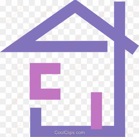 house symbol royalty free vector clip art illustration - illustration