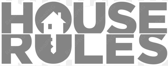 Houserules - Beautiful Name House Rules Wall Art Sticker Decal, transparent png image