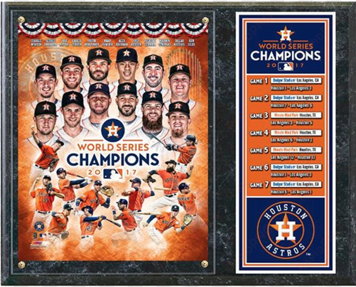 houston astros 2017 world series champions 15″x12″ - houston astros