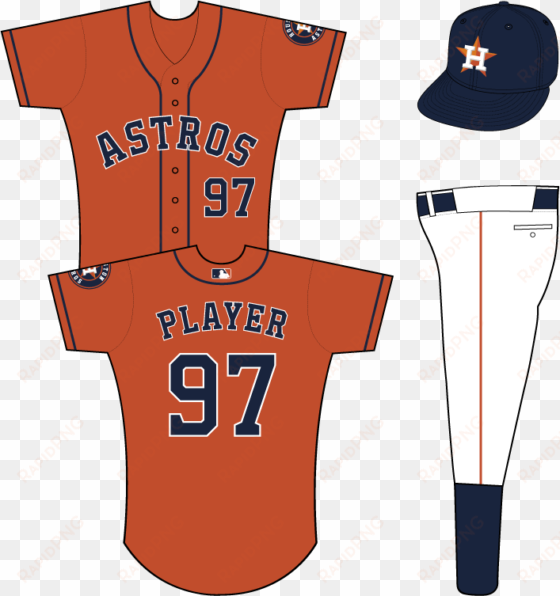 houston colt - texas rangers red uniform