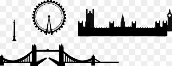 houston skyline outline free download clip art free - tower bridge silhouette png