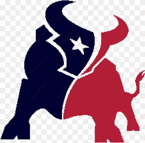 houston texans png clipart - houston texans bull logo